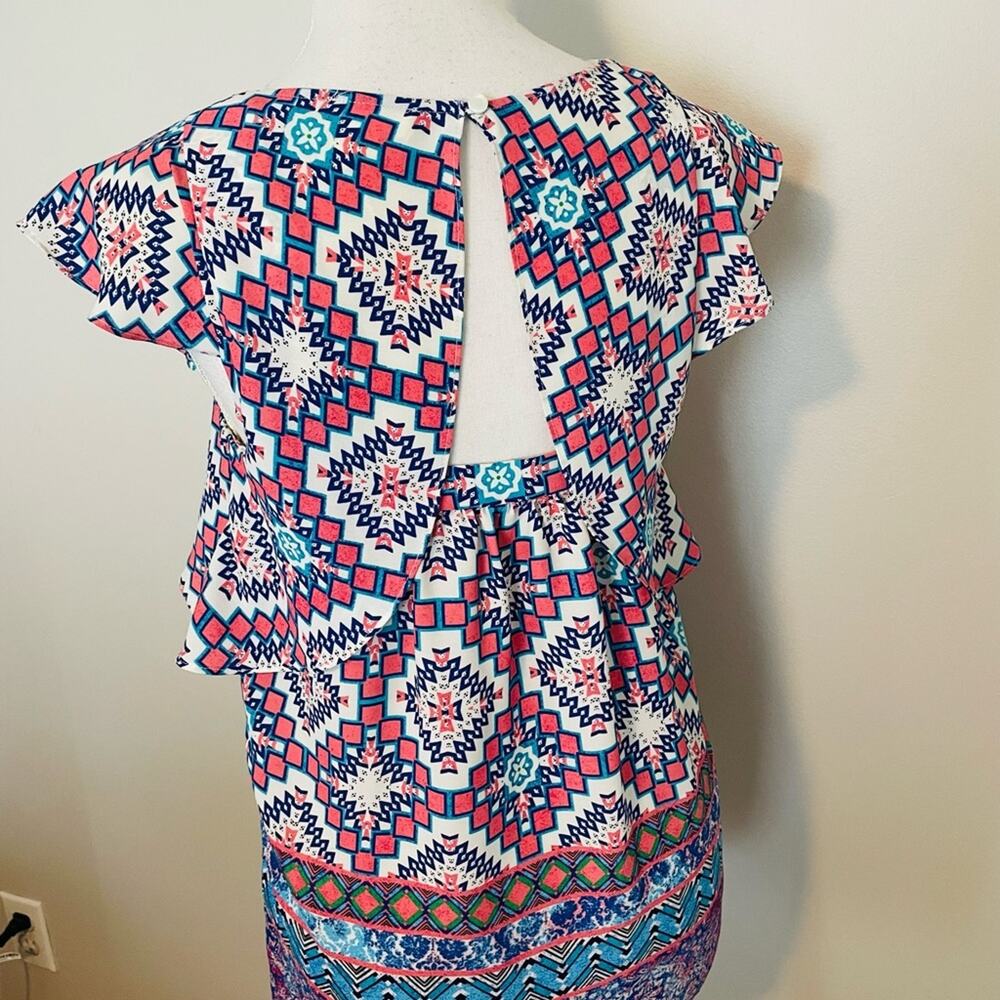 Meadow Rue Flutter Sleeve Top - Picture 3 of 6